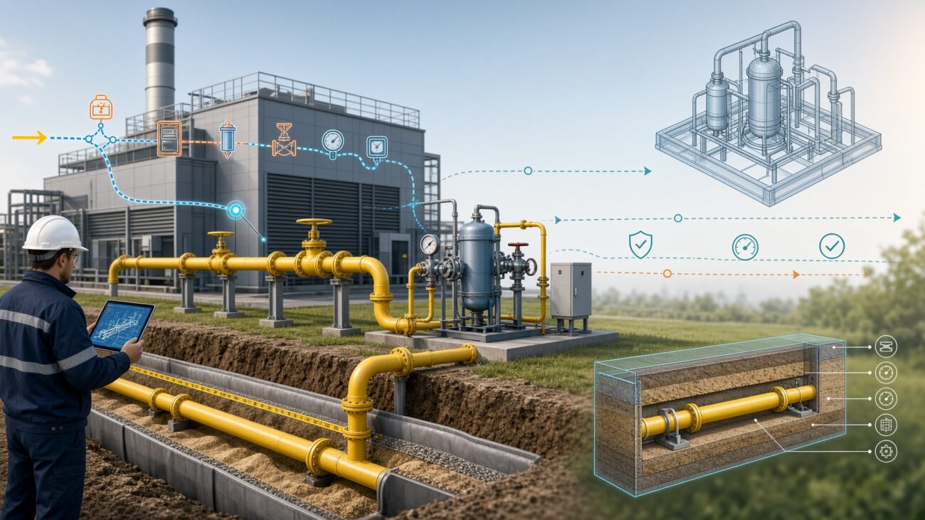 Проектирование наружных газопроводов